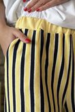 Marlowe Stripe Wide Leg Lounge Trouser Lemonade